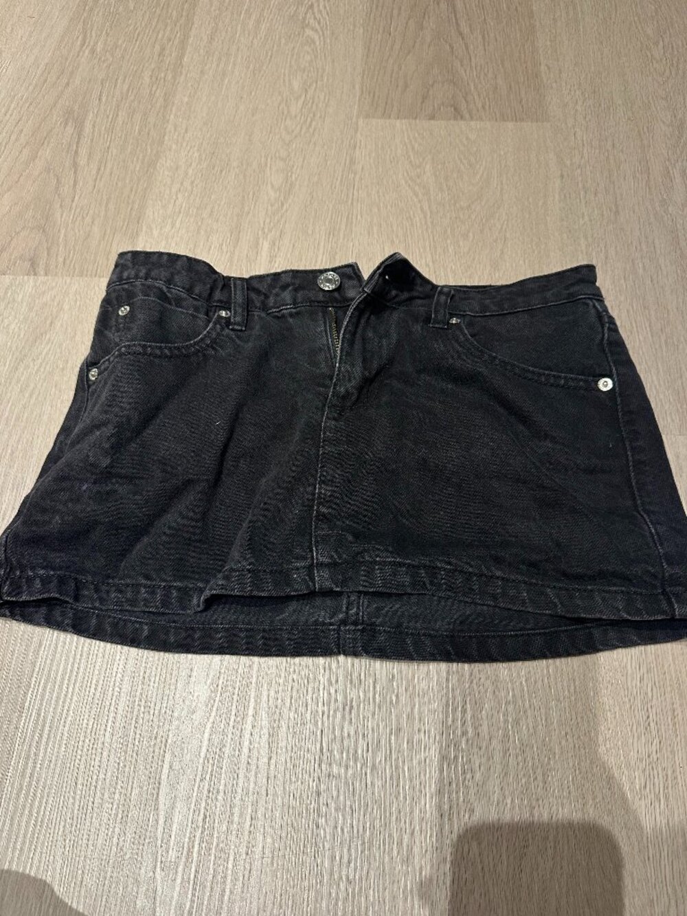 Garage Denim Micro Skort